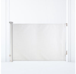Dreambaby Glide ‘N Hide - Oprolbaar traphekje - Tot 140 cm breed en 90 cm hoog - Wit