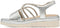 Tamaris COMFORT Essentials - Dames Sandalen - Ronde neus - ZILVER - Maat 40