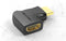 Vention HDMI hoekadapter - 90 graden - HDMI 2.0 - 4K 60Hz - Zwart