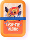 Amuse Plus - Tropical Teens - Lunchbox Large - Broodtrommel - Brooddoos- Leaf Me Alone - Oranje - In hoogte verstelbaar - Rekker inclusief - Made in Belgium
