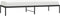 vidaXL - Bedframe - metaal - zwart - 80x200 - cm