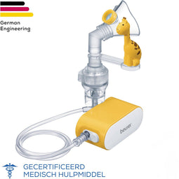 Beurer IH 58 Kids - Inhalator - Stil en kindvriendelijk - Inclusief giraffe-opzetstuk