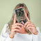 iMoshion Hoesje Geschikt voor Motorola Edge 20 Lite Hoesje Siliconen - iMoshion Design hoesje - Groen / Roze / Dark Jungle