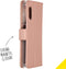 Accezz Hoesje Geschikt voor Samsung Galaxy Xcover Pro Hoesje Met Pasjeshouder - Accezz Wallet Softcase Bookcase - Roze