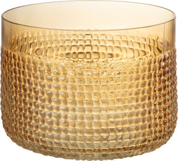 J-Line vaas Patroon - glas - oranje - large - Ø 17 cm