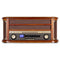 Belle Epoque 1908 Retro-stereo-inst. USB CD MP3 Houten behuizing vinyl