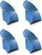 Flux Chair Junior opvouwbare design kinderstoel blauw (4 stuks)