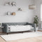 vidaXL - Slaapbank - 100x200 - cm - stof - lichtgrijs