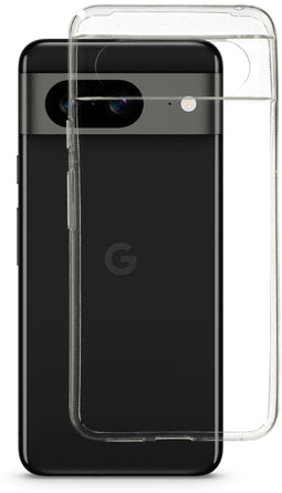 Mobiparts Classic TPU Case - Google Pixel 8 - Minimalistisch ontwerp met grip coating - Transparant