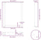 vidaXL - Eettafelpoten - 2 - st - U-vormig - 60x(72-73) - cm - staal - antraciet