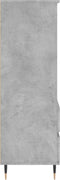 vidaXL - Hoge - kast - 40x36x110 - cm - bewerkt - hout - betongrijs