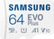 Samsung EVO Plus (2024) - microSDXC 64GB - UHS-I tot 160 MB/s - A1 V10 U1