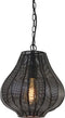 Light & Living Hanglamp Micha - 30cm - Mat Zwart