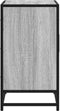 vidaXL - Wastafelkast - 65x33x60 - cm - bewerkt - hout - grijs - sonoma - eikenkleurig