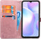 Hoesje Met Pasjeshouder Geschikt voor Xiaomi Redmi 9A - Mandala Bookcase - Roze
