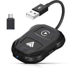 CarMe 2-in-1 Car Dongle - Draadloos CarPlay & Android Auto - Zwart