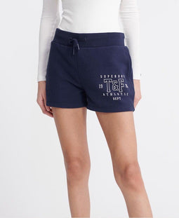 Superdry Track & Field - Dames Short - Elastische taille met trekkoord - Maat XS