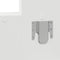 vidaXL - Wand-kledingtafel - Wit - 83x40x70 - cm