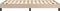 vidaXL - Bedframe - zonder - matras - 120x190 - cm - kunstleer - cappuccinokleurig