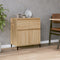 vidaXL - Dressoir - 60x35x70 - cm - bewerkt - hout - sonoma - eikenkleurig