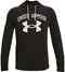 Under Armour RIVAL TERRY BIG LOGO HD-Zwart/Onyx Wit maat: XL heren