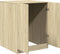 vidaXL - Wasmachinekast - 70,5x71,5x91,5 - cm - sonoma - eikenkleurig