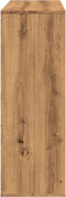 vidaXL - Kamerscherm - 100x33x94,5 - cm - bewerkt - hout - artisanaal - eikenkleur