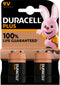 Duracell Plus - Alkaline batterij MN1604 - Langdurige energie tot 10 jaar - (2 stuks)