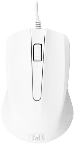 T'NB Shark - Optische Muis - Draad - 1.000dpi - Wit