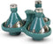 Safaary - Tajine mini Turquoise met Metaal 3-delig