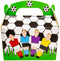 Lg-imports Traktatiedoos Voetbal 12 X 12 Cm Karton Groen 12 Stuks