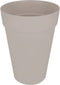 Elho Loft Urban Rond Hoog 42 - Grote Bloempot voor Buiten - Waterreservoir - 100% Gerecycled Plastic - Ø 42.0 x H 56.0 cm - Warm grijs