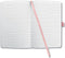Sigel - notitieboek - Jolie Flair - A6 - hardcover - 174 pagina's - 80 grams papier met lijn - rose - SI-JN116