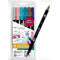 Tombow ABT dual brush pen set Vintage kleuren 6stuks