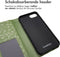 iMoshion Hoesje Geschikt voor iPhone 6 / 6s / 7 / 8 / SE (2020) / SE (2022) Hoesje Met Pasjeshouder - iMoshion Design Bookcase smartphone - Groen / Green Flowers