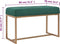 vidaXL - Bankje - Fluweel - 80 cm - Groen