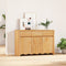 vidaXL - Dressoir - “DRAMMEN” - 114x43x75,5 - cm - Massief - Grenenhout