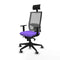 Bureaustoel met hoofdsteun Piqueras y Crespo 1D066G1 Lila