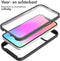 iMoshion Hoesje Geschikt voor iPhone 13 Pro Hoesje - iMoshion 360° Full Protective Case - Zwart / Transparant