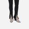 Bronx New-kole - Dames Muiltje - Snake print leer met gesp - Beige