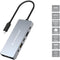 Conceptronic DONN22G - USB 3.2 Gen 2 Type-C Hub - 2500 Mbit/s Ethernet LAN - Grijs