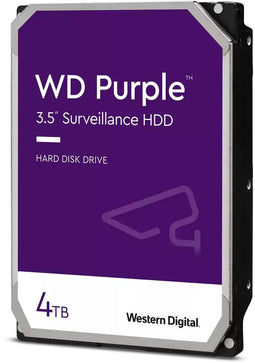 WD Purple - 3.5" HDD - 4TB 5400RPM SATA III 256MB cache - (1x)