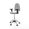 Piqueras y Crespo B2D05RN - Bureaustoel - Hoogteverstelbaar met armleuning - Wit