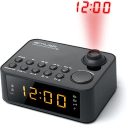 Muse M-178P - Wekker radio met projectie - FM-radio - Dimbaar LED-display