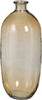 Mica Decorations Romeo Vaas - 19x19x45 cm - recycled Glas - Geel