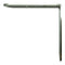 Hoeksteun EDM 86094 an24 Roestvrij staal 10 x 10 x 1,9 cm 4 Stuks