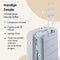 SKYCASES Urban Adventurer - Handbagage Koffer - 20 inch - 44L - Cijferslot - Lichtgrijs