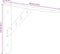 vidaXL - Plankdragers - 4 - st - 30x2,5x15,5 - cm - roestvrijstaal - zwart
