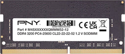 PNY Performance - Geheugenmodule 8GB DDR4 3200MHz SODIMM - Snelle prestaties