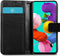 iMoshion Hoesje Geschikt voor Samsung Galaxy A51 Hoesje Met Pasjeshouder - iMoshion Luxe Canvas Bookcase - Zwart